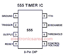 Electronic two-way traffic light Circuit with 555 timer ...