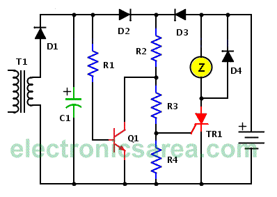 Power Supply Failure Alarm Circuit Diagram - Main Power    Failure Alarm And Backup Battery Circuit - Power Supply Failure Alarm Circuit Diagram