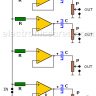 1 Input - 4 Outputs Stereo Audio Splitter