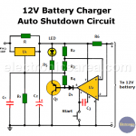 12V Battery Charger Auto Shutdown Circuit