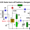 3 Auto Shut off Battery Charger circuits (12V)