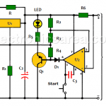 Auto Turn-off 12V Battery Charger circuit