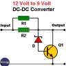 12V to 9V DC Converter Circuit Diagram (PCB)