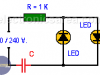 Light-Emitting diode connected to 120/240 VAC