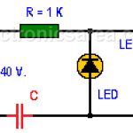 Light-Emitting diode connected to 120/240 VAC