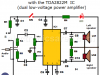 2 watts Audio Amplifier Circuit with the TDA2822M IC