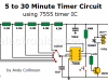 5 to 30 Minute Timer Circuit using 7555 IC