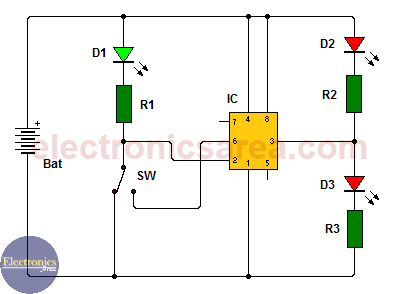 555 IC Tester Circuit (PCB)