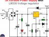 5A Variable Power Supply with LM338 Voltage Regulator