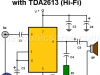 6 Watts Audio Amplifier Circuit with TDA2613 (Hi-Fi)