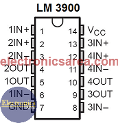 LM3900 Pinout