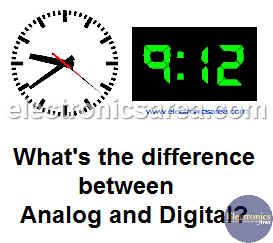 Difference between Analog and Digital