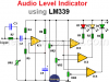 Audio Level Indicator Circuit Diagram using LM339