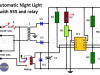 Automatic Night Light with 555 and relay