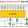 Battery Charge Monitor Circuit with LM3914 IC