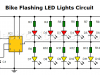 Bike Flashing LED Lights Circuit