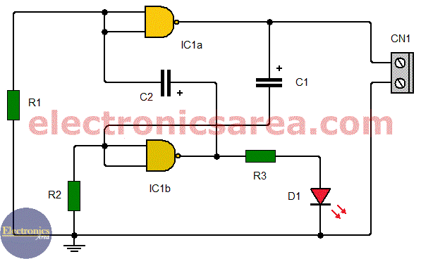 Clock signal generator using 7400 IC (PCB)