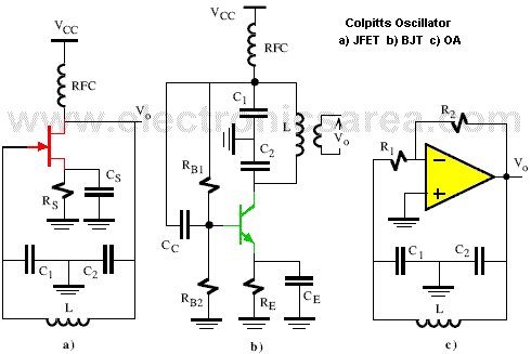 LC Oscillator - Inductance - Capacitance Oscillator