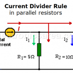 Current Divider Rule in parallel resistors