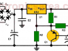 Delayed activation 15V voltage source using LM317
