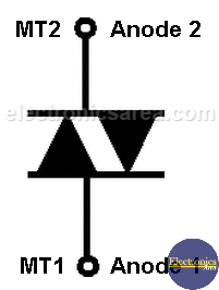 DIAC Symbol and pin out