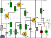 Electronic Thermostat Circuit using transistors
