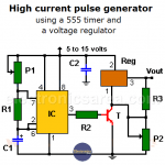 High current pulse generator