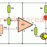 2 LED Temperature Change Indicator with LM35 & 741