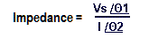 Impedance formula for Series RC circuit