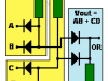 OR and AND logic gates made with diodes