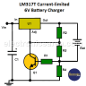 LM317T Current-limited 6V Battery Charger
