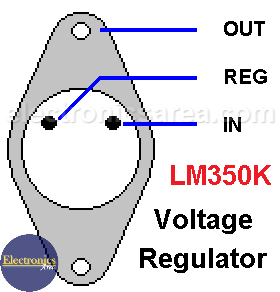 LM350K - Variable voltage regulator (Pinout)