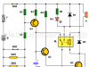 Motorcycle Alarm Circuit with transistors and relay