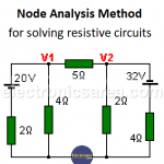 Node Analysis Method - Steps - Example