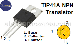 NPN TIP41a transistor