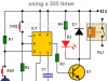 ON-OFF Switch circuit using a 555 timer (PCB)