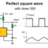 Perfect Square Wave with 555 - Formula - Examples