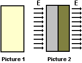 Polarization of a conducting material