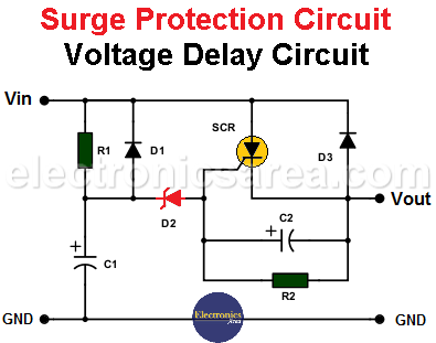 Surge Protection Circuit Voltage Delay