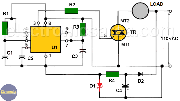 time delay circuit diagram