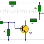 Time Delay Light switch Circuit Using Transistors