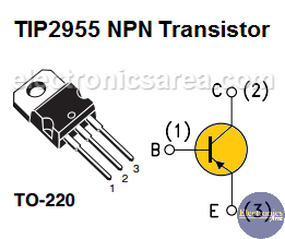 TIP2955 PNP Transistor Pinout