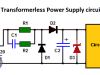 Transformerless Power Supply Circuit Diagram