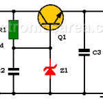 Transistor - Zener Voltage regulator circuit