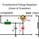 Transistorized Voltage Regulator (Zener & Transistor)
