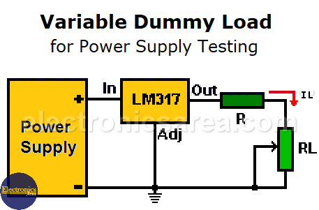 Variable Dummy Load for Power Supply Testing