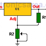 LM317 Variable Voltage Regulator Circuit