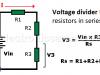 Voltage Divider – Voltage Division – Series Resistors