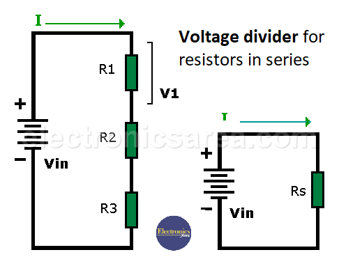 Voltage divider - Voltage divider - Series resistor