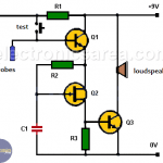 Water Level Alarm with Three Transistors